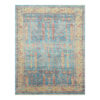 Pink Rust Navy Blue Handmade Rugs